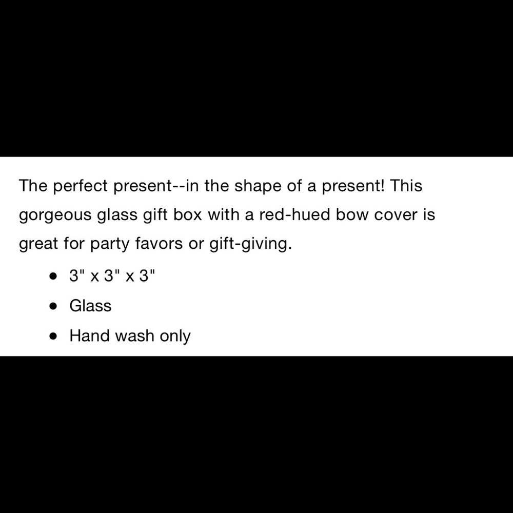 NWT❣️Godinger Bow Present Box - Picture 2 of 2